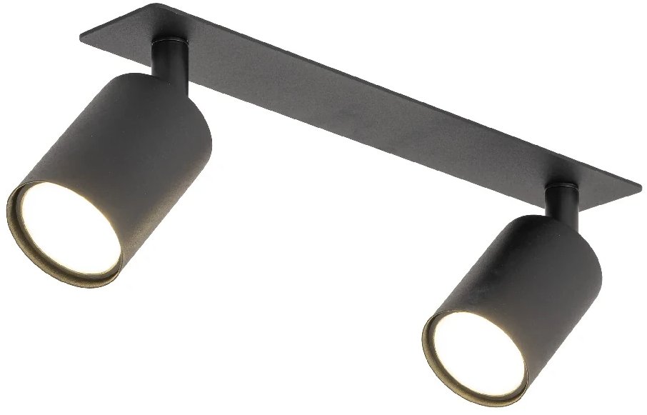 Podwójna lampa sufitowa Nex 10799 tubki na podsufitce czarny