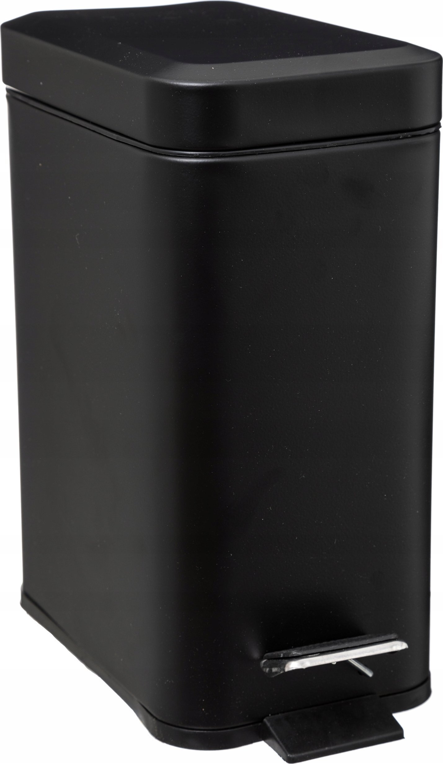 Kosz na śmieci 5five Kosz na śmieci łazienkowy, matowy, 5 L, czarny