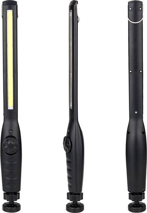 Aptel LAMPA WARSZTATOWA LED COB Doświetlająca czarna 8W AG121H