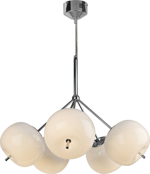 Lampa wisząca Witek Home Lampa wisząca Jabłko MC5069-5 srebrna