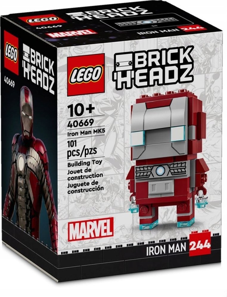 LEGO BrickHeadz Figurka Iron Man MK5 (40669)