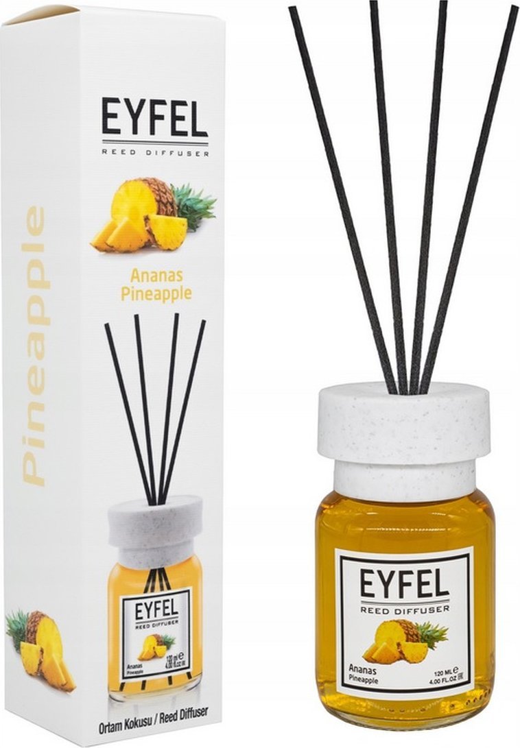 Eyfel Dyfuzor zapachowy z patyczkami Ananas 120ml