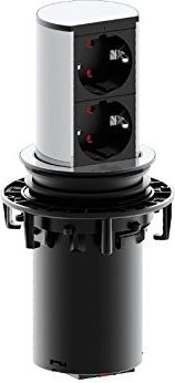 Bachmann Bachmann Elevator safety socket 2x - power port - aluminum