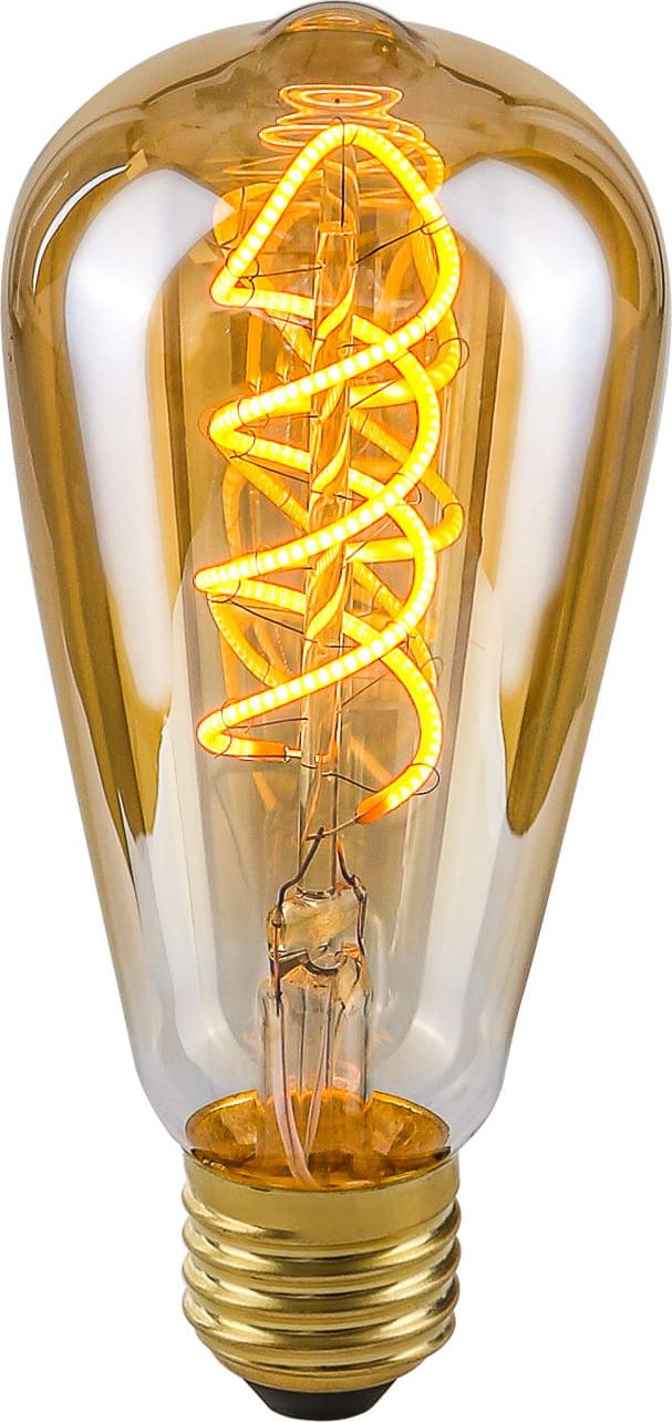 Italux Bursztynowa żarówka dekoracyjna E27 4W ciepła Italux LED LDS-ST64-SA