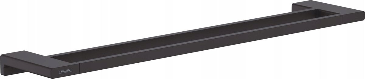 Hansgrohe Podwójny wieszak na ręcznik kąpielowy , czarny matowy