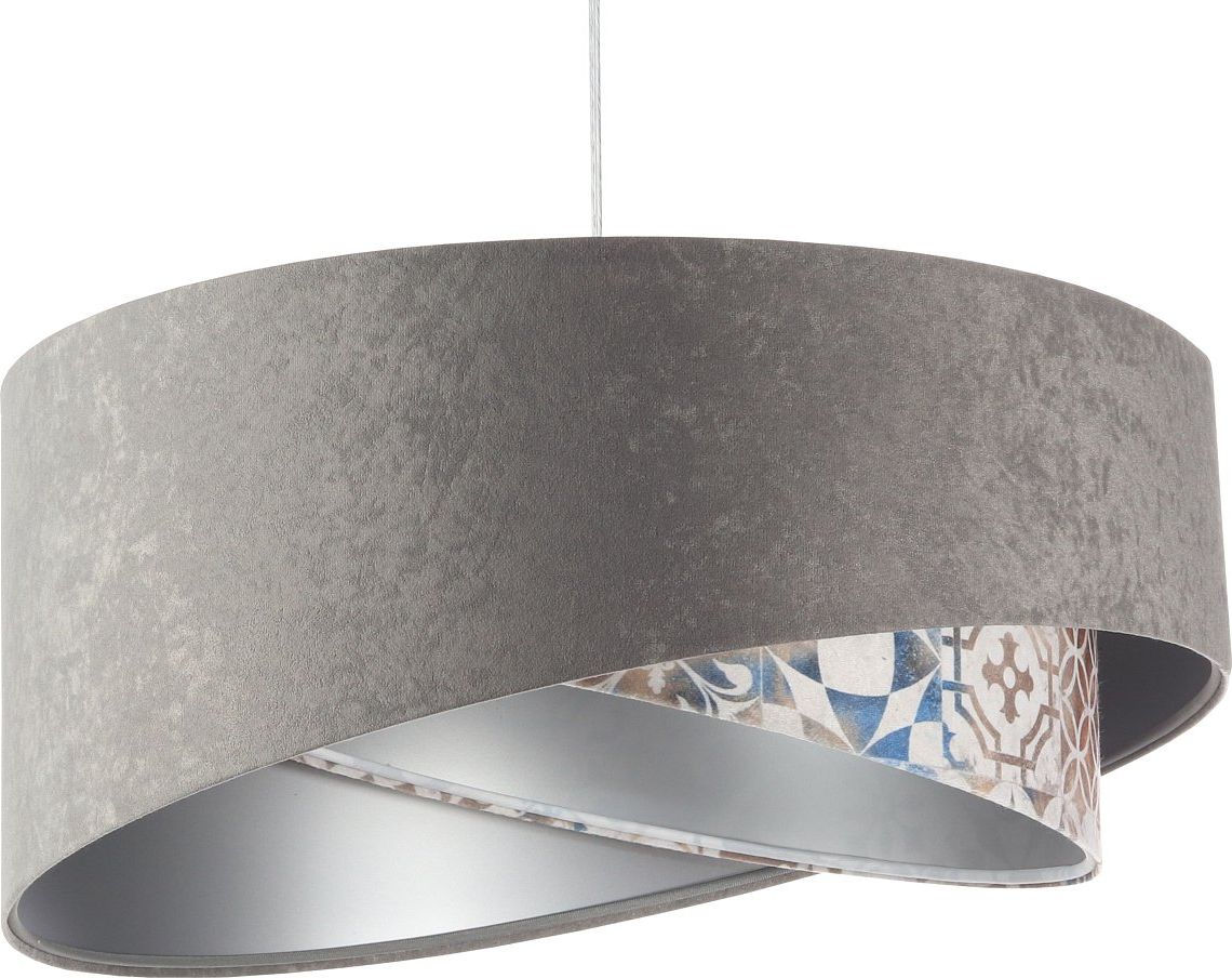 Lampa wisząca BPS KONCEPT Lampa wisząca ASHES szara/srebrna
