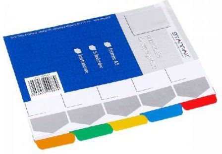 Starpak Przekładka kartonowa A5 5 kolorów (179878)