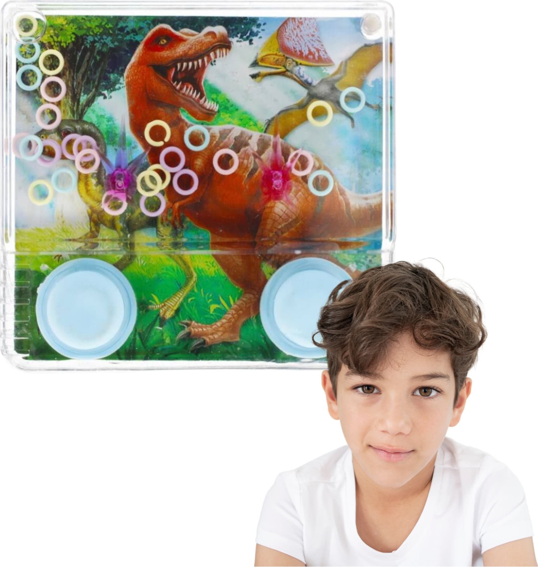 Mega Creative GRA WODNA DINO 11X10X2 MIX MC DISP 24/48/144