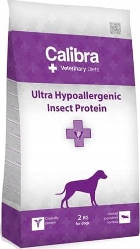 Calibra CALIBRA Veterinary Diets Ultra Hypoallergenic Insect - sucha karma dla psa - 2 kg