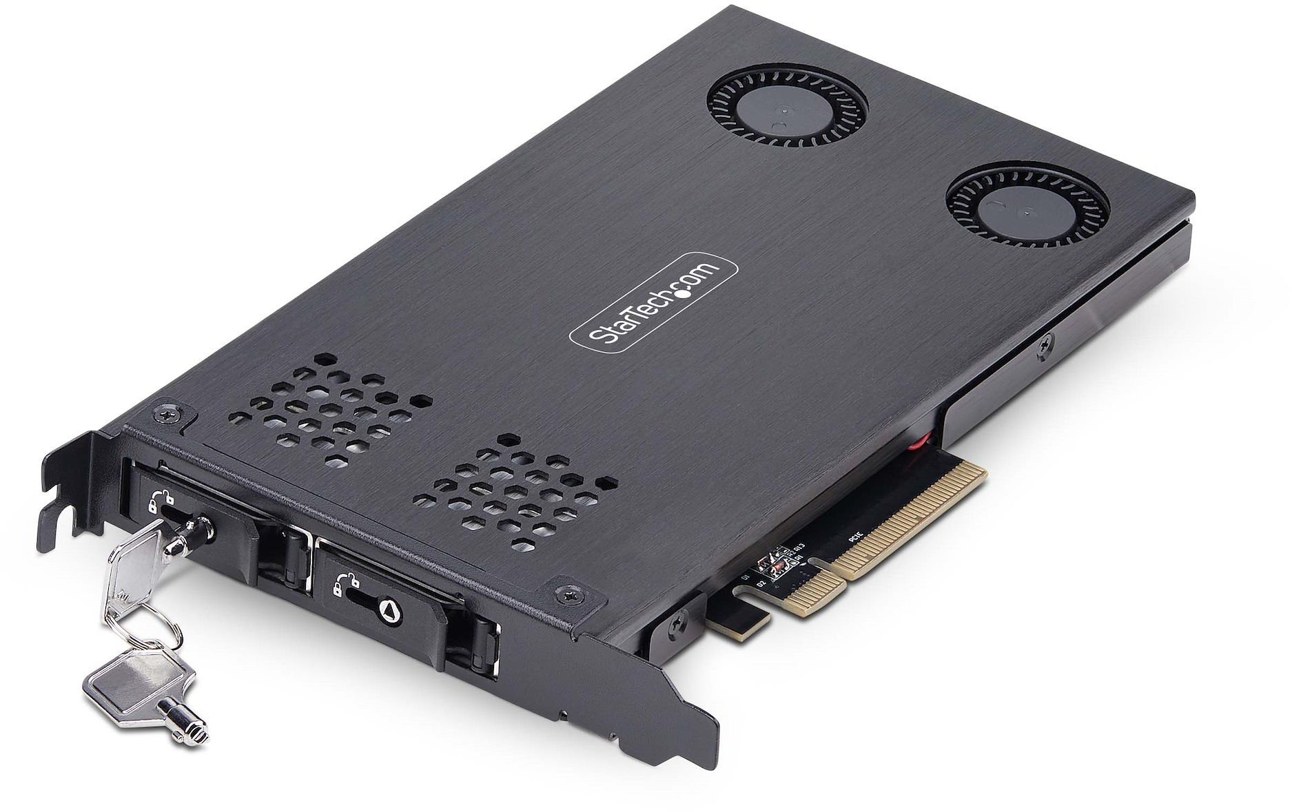 HDD Acc StarTech Dual M.2 NVMe SSD to PCIe x8