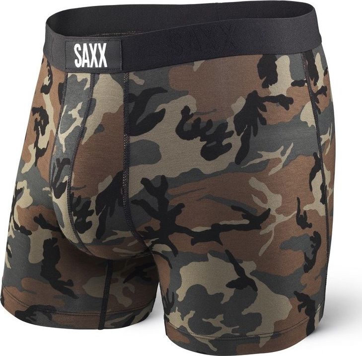 SAXX Bokserki Vibe Boxer Brief woodland camo r. S (SXBM35WDL)