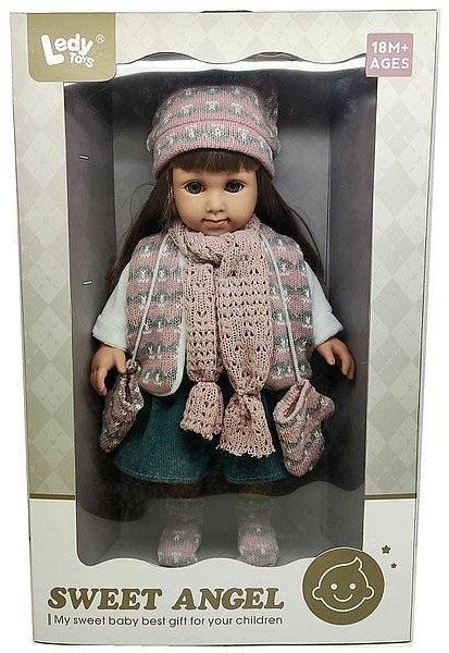 Lalka w zimowym ubranku 35cm