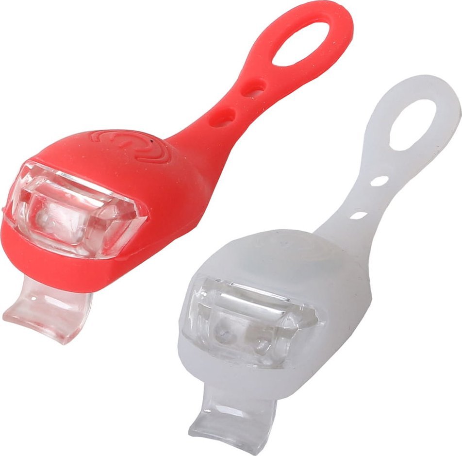 kufer-pasmanteria.pl Oświetlenie rowerowe lampki LED ( 2 szt )