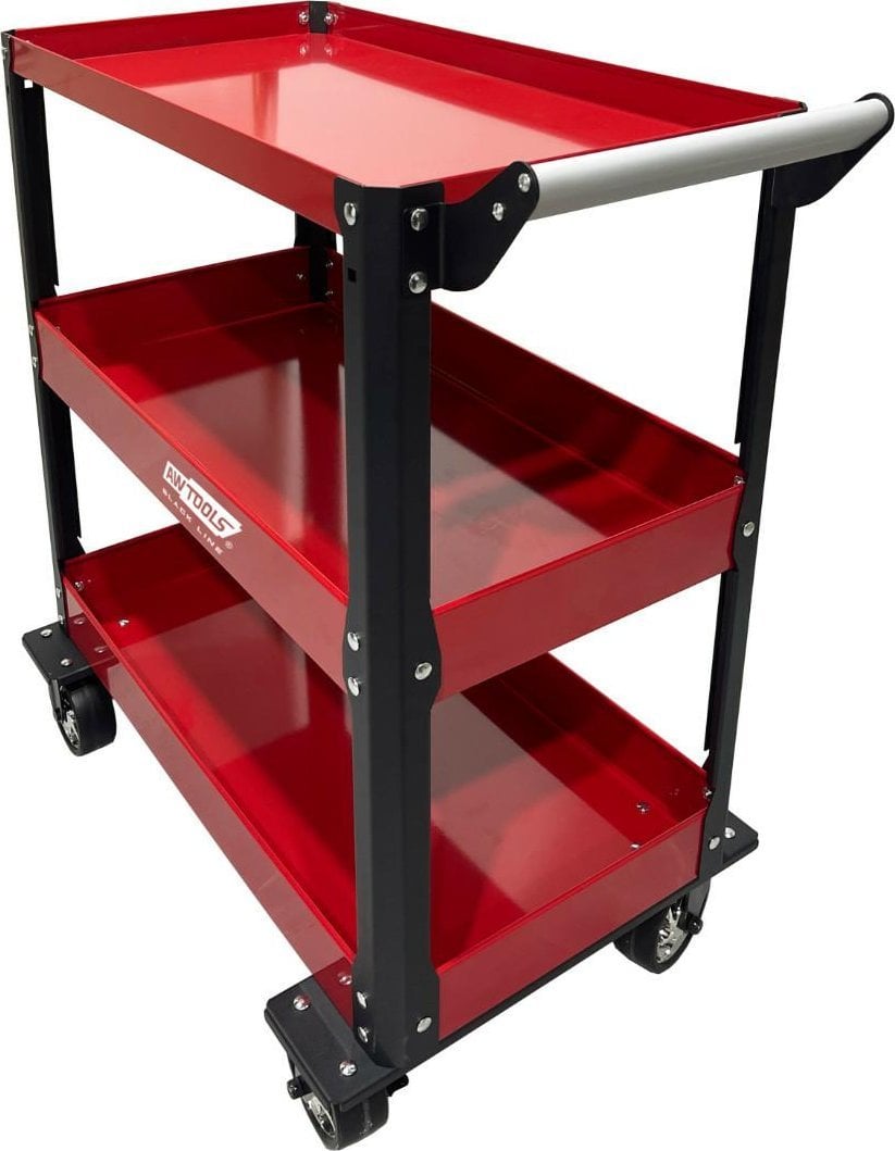 AWTOOLS WÓZEK WARSZTATOWY METALOWY 3 POZIOMY / 100KG