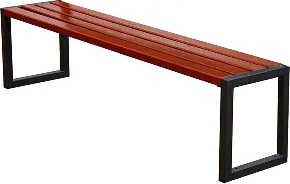 Elior Ławka miejska drewniana Vintuna 180 cm bez oparcia - 84 kolory Sosna