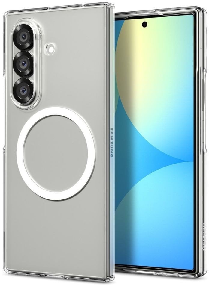 Spigen Air Skin (MagFit) pokrowiec na telefon komórkowy 20,3 cm (8") Przezroczysty, Biały