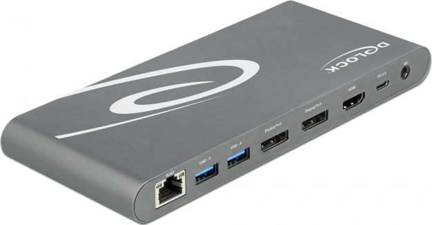 Stacja/replikator Delock Triple 4K Dock USB-C (87772)