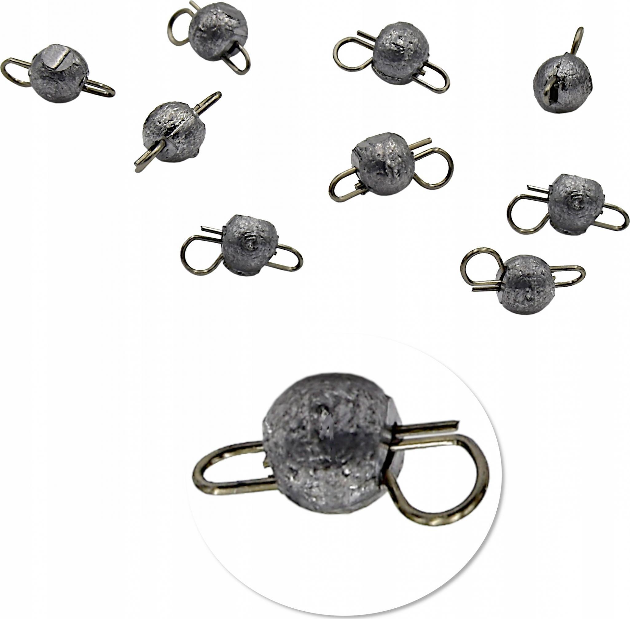 ZHIBO Czeburaszka główka ołowiana składana 1 g - 10 szt