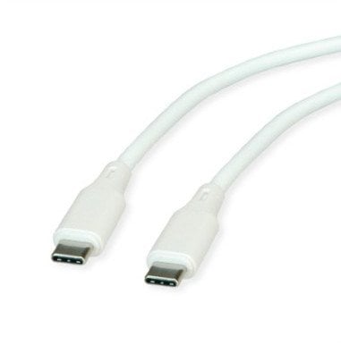 Kabel USB Roline USB-C - USB-C 1 m Biały (11.02.9126)