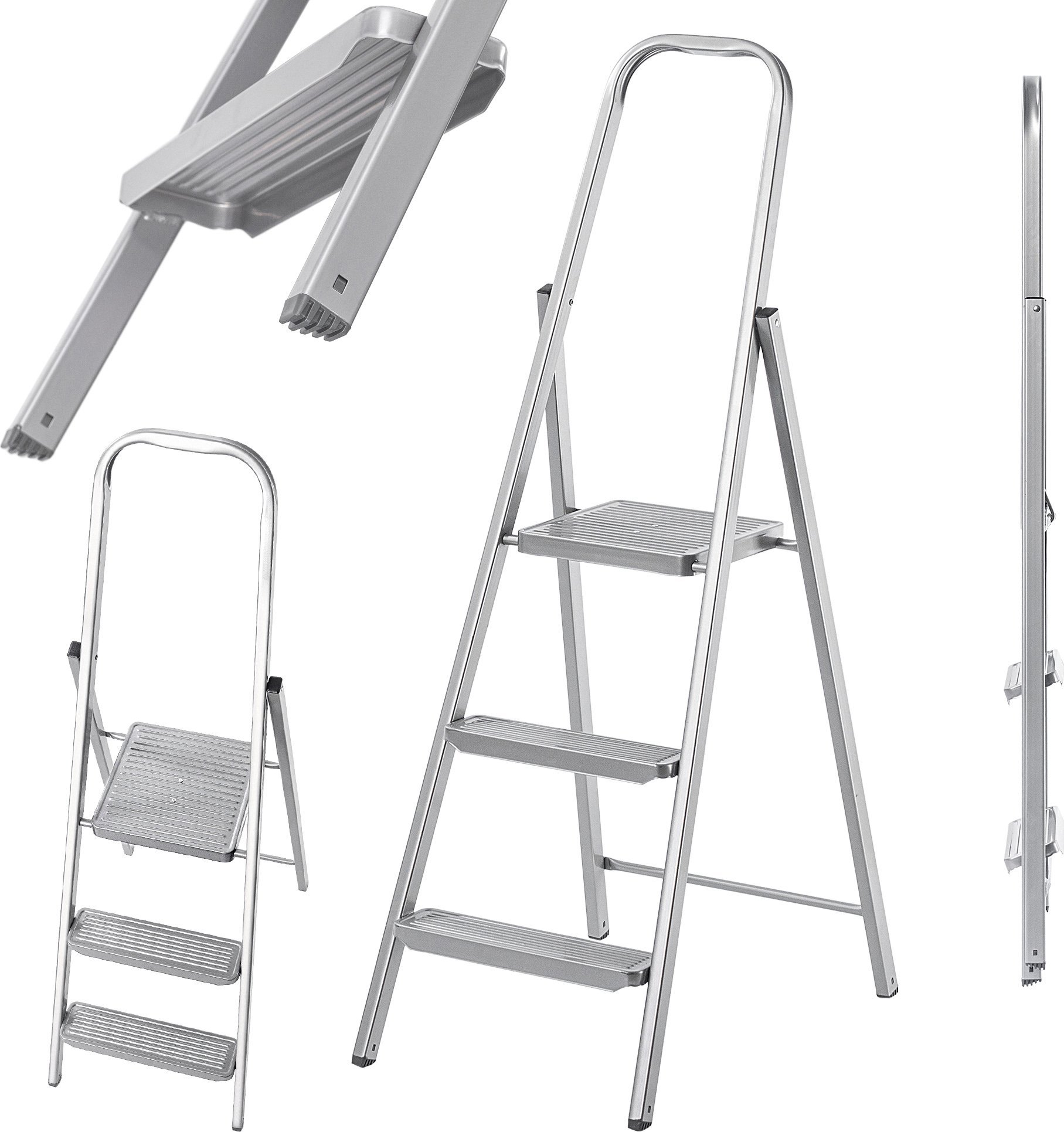 Kadax KADAX Drabina stalowa Steel Home 3 stopnie