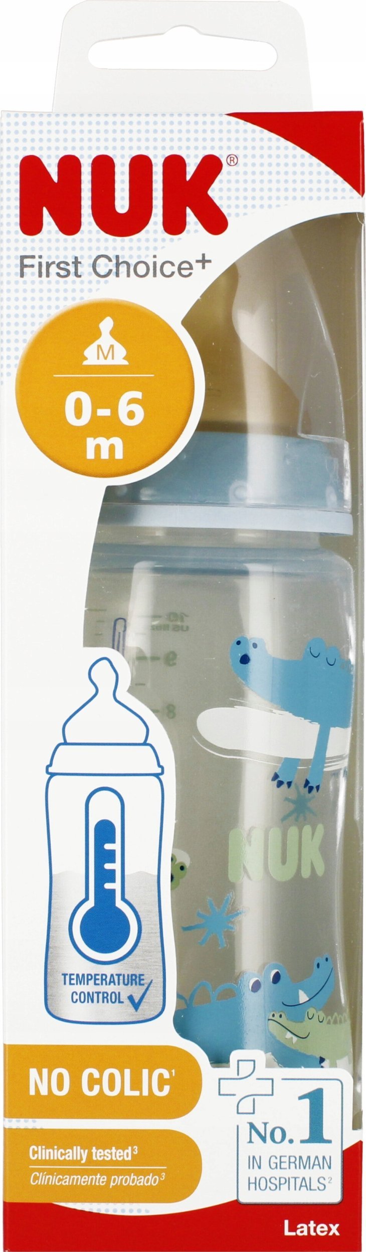 NUK NUK BUTELKA 300ML SMOCZ 0-6M NIEB FC 10741927