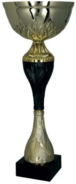Victoria Sport Puchar metalowy złoto-czarny