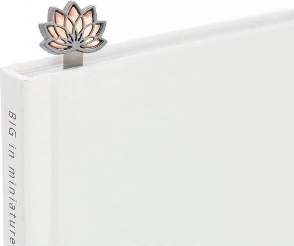 Metalmorphose Zakładka do książki kwiat lotosu rose gold