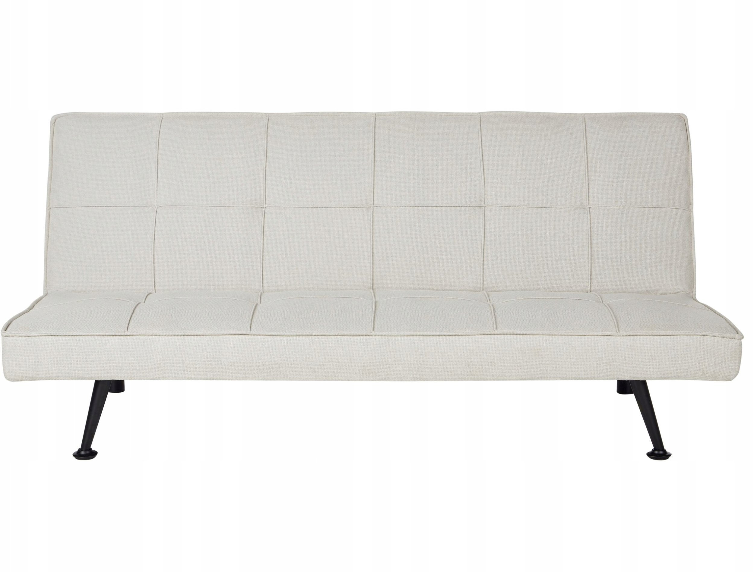 Beliani Sofa rozkładana jasnobeżowa HASLE