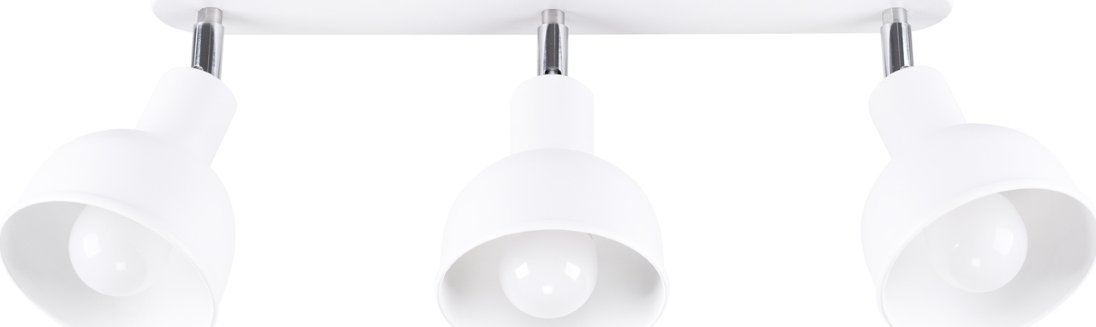 Lampa sufitowa Sollux Lighting SOLLUX Plafon ELBA 3 biały 3 x E27 SL.1315
