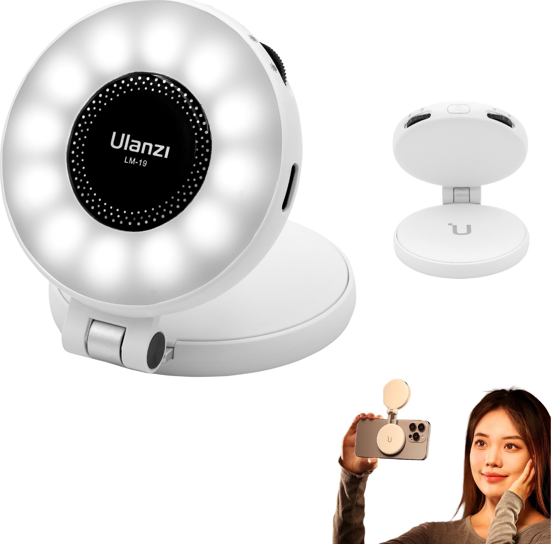 Lampa studyjna Ulanzi Lampa LED Magsafe biała (LM19)