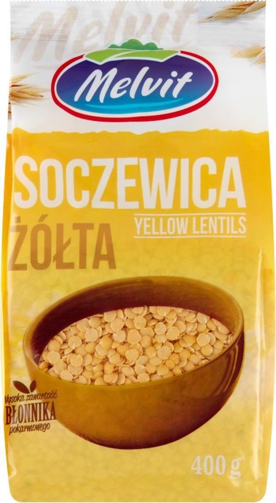 Melvit Melvit Soczewica żółta 400 g