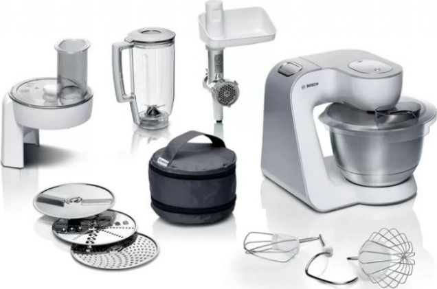 Robot kuchenny Bosch Bosch Kitchen machine MUM58231 1000 W, Number of speeds 7, Bowl capacity 3.9 L, White/Silver