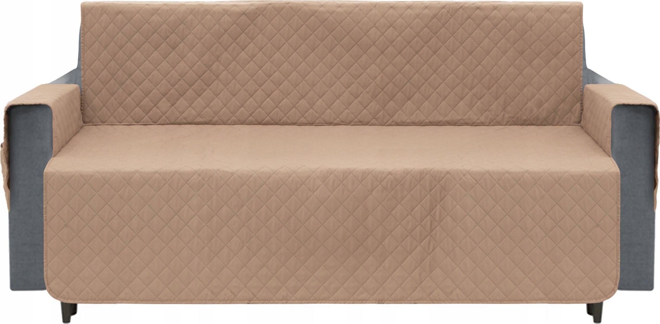 DOGGY 150 cm POKROWIEC PARIS NA KANAPĘ BEŻOWY