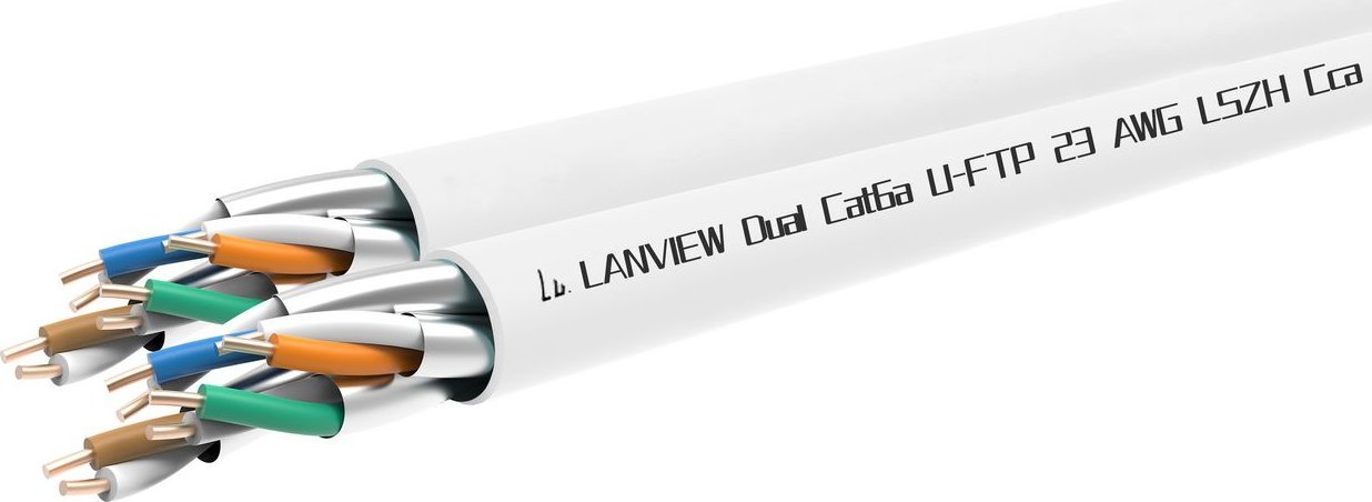 Lanview Cat6a U-FTP Dual Network