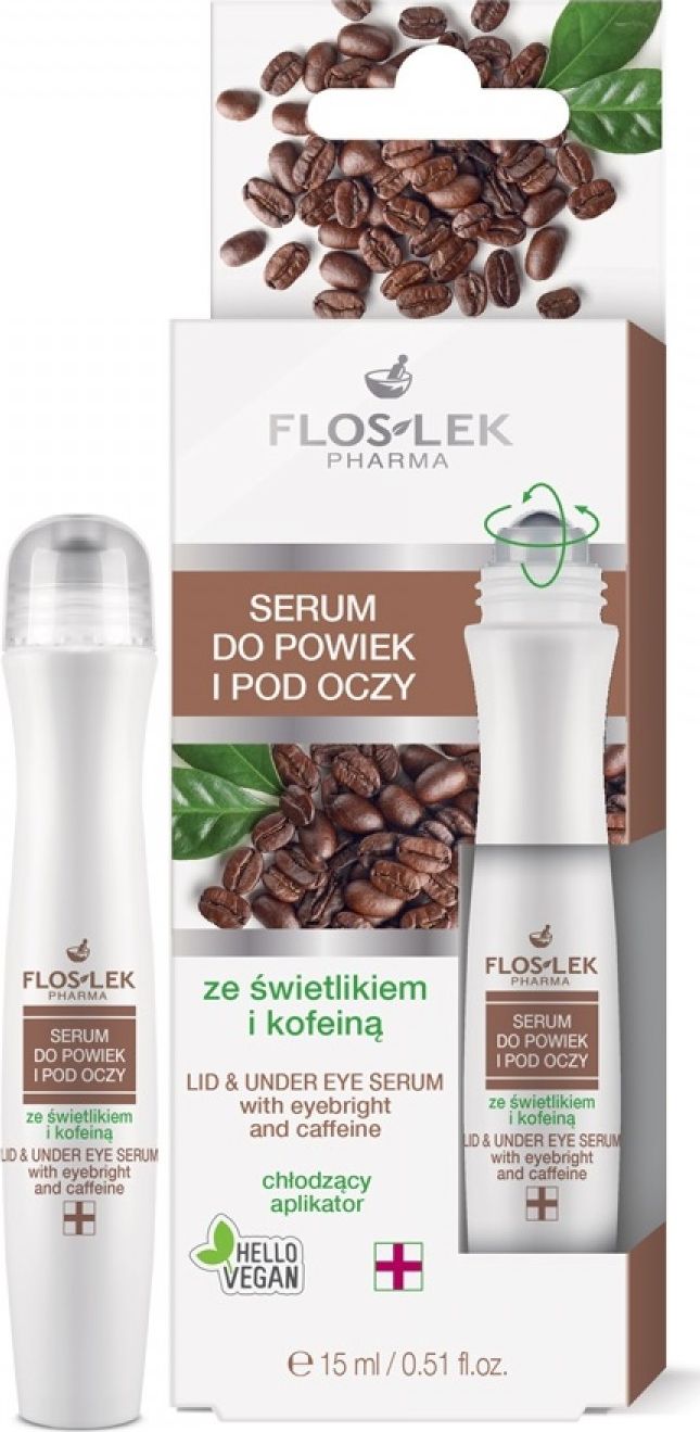 Floslek Serum do powiek i pod oczy ze świetlikiem i kofeiną 15ml