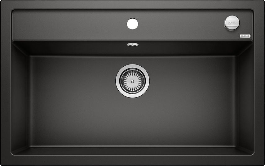 Zlewozmywak Blanco Dalago 8 Silgranit czarny z korkiem automatycznym (525877)