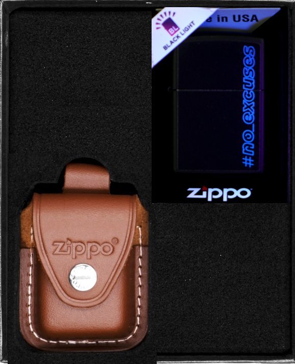 Zestaw ZIPPO Zapalniczka #NEOEXCUSES Prezentowy No2