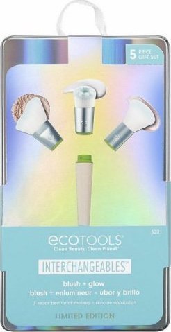 EcoTools Zestaw Pędzli do Makijażu Interchangables Blush + Glow (5 pcs)