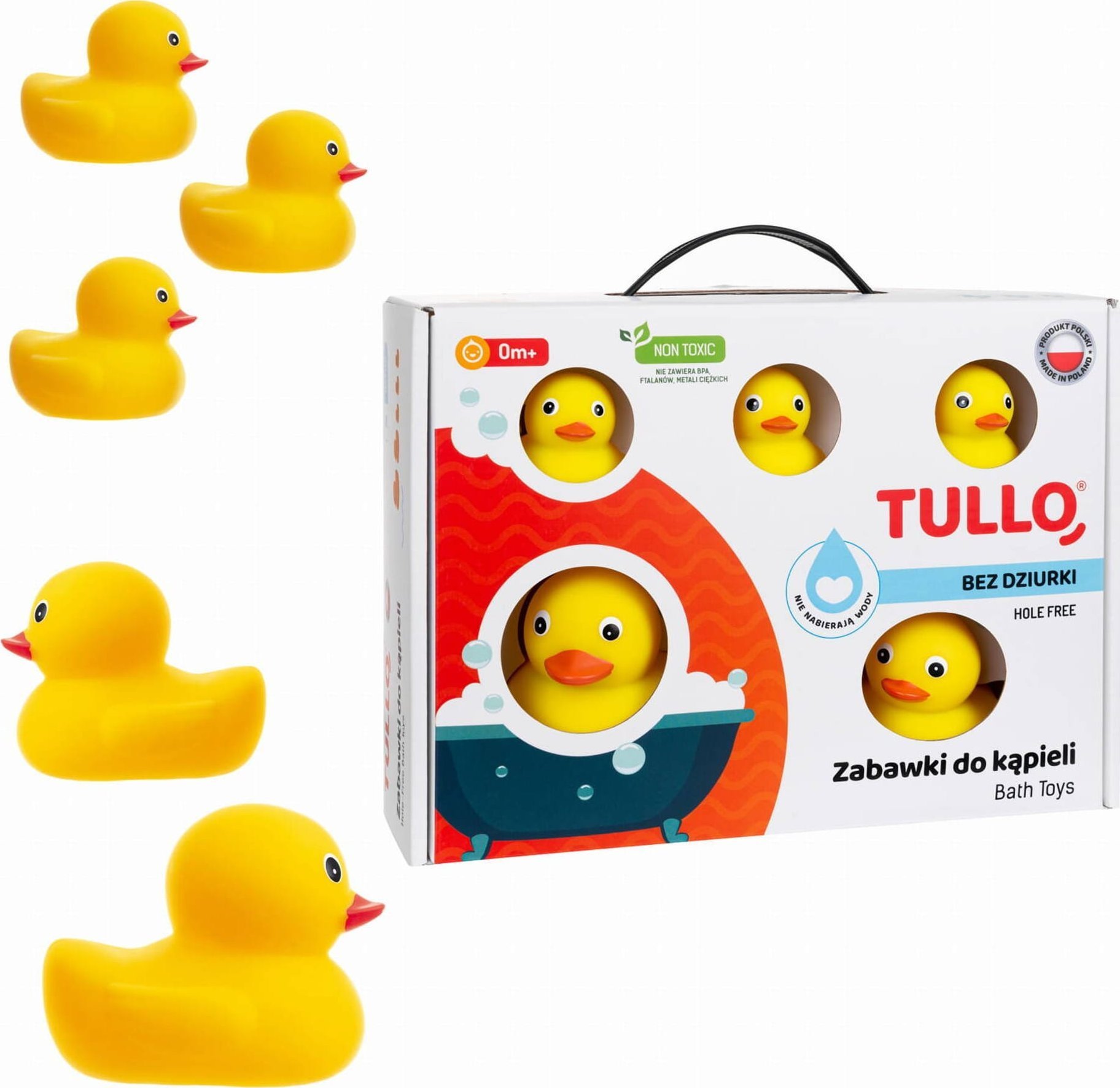 Tullo Kaczuszki d/kąpieli 5szt bez dziurki Hig.518 75184