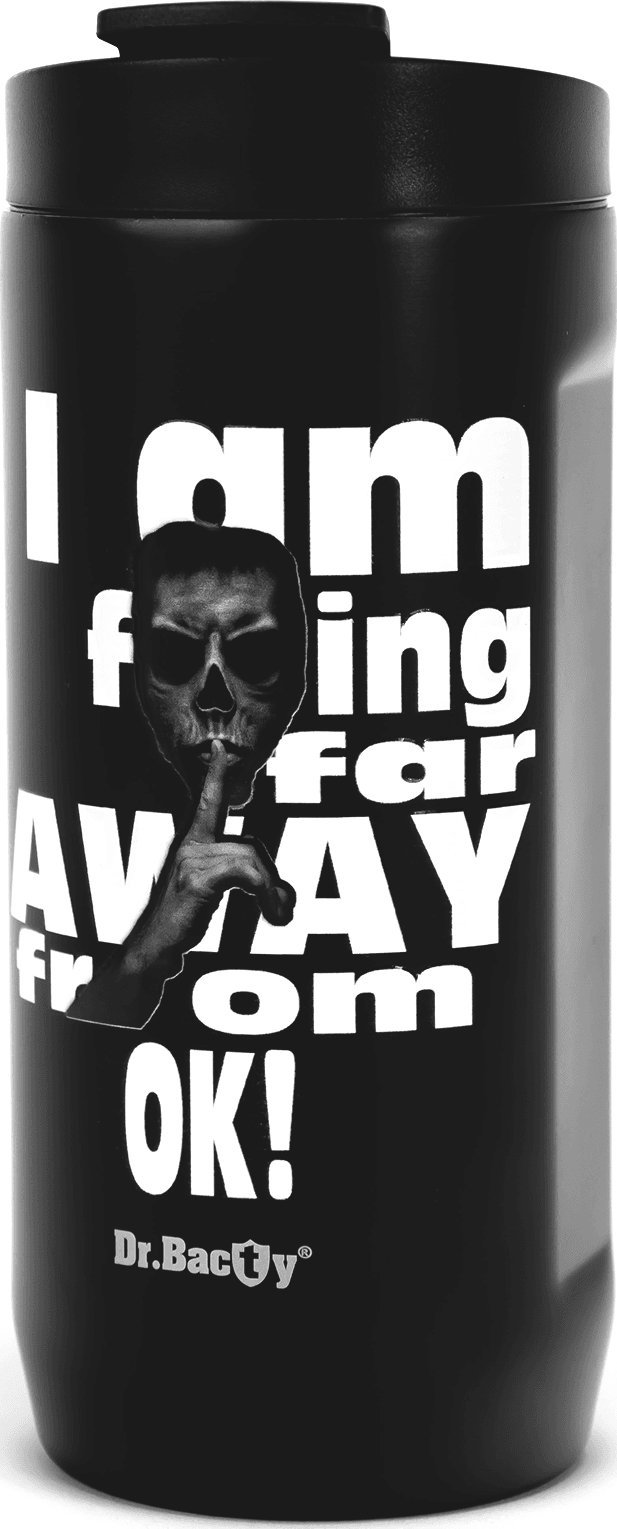 Dr.Bacty Kubek termiczny na kawę Dr.Bacty Notus 360 ml - czarny - Away