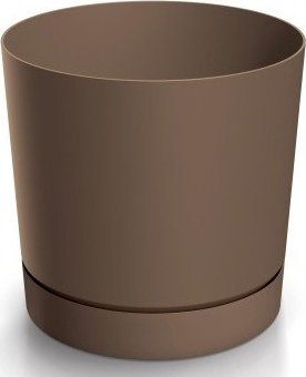 Prosperplast Doniczka z podstawką rustykalna cegła 11 cm Tubo