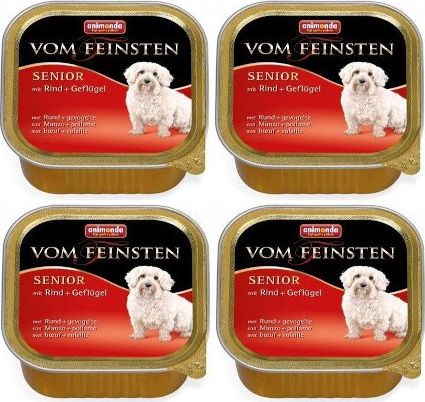 Animonda Dog Vom Feinsten Senior smak: wołowina z kurczakiem 6 x 150g