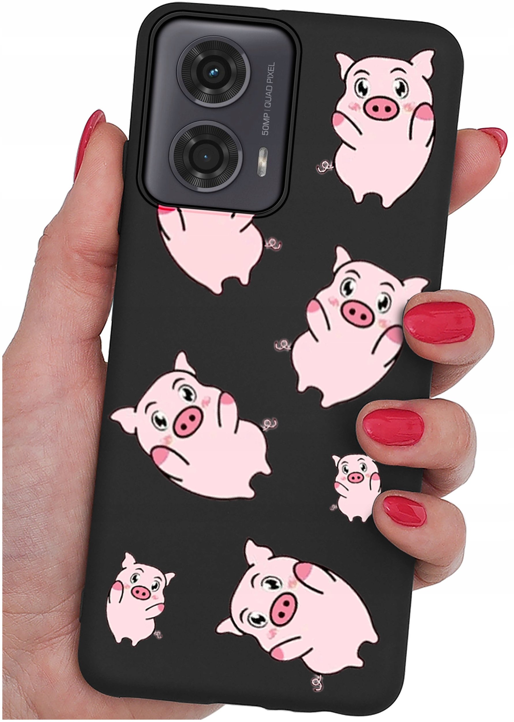 Etui do Motorola Moto G24 |G24 POWER |G04 |E14 WZORY |SILIKONOWE MATT SZKŁO