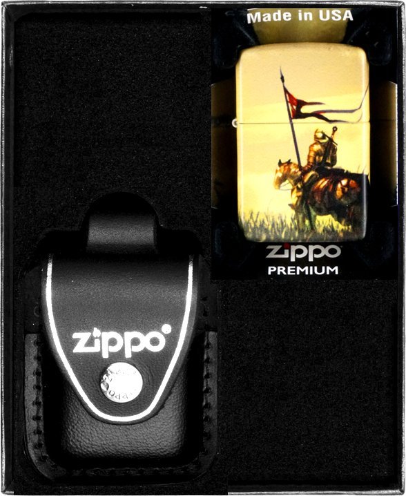 Zestaw ZIPPO Zapalniczka MEDIEVAL DESIGN Prezentowy No3