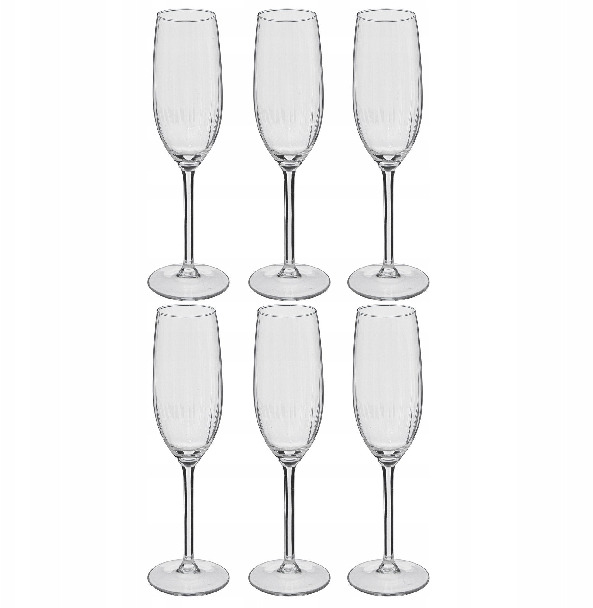 Kieliszki do szampana VOLTA, 6 sztuk x 210 ml