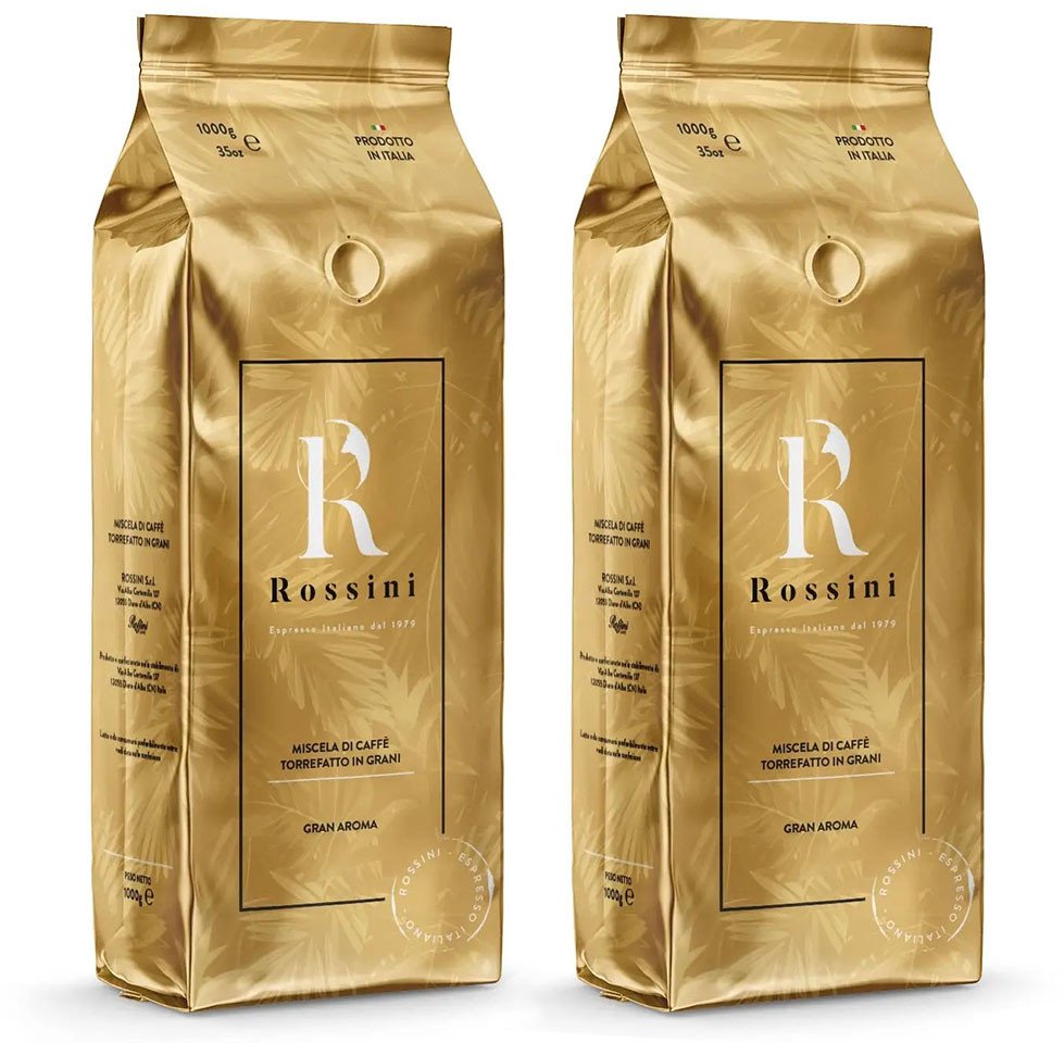 Kawa ziarnista 2x 1kg Rossini Gran Aroma