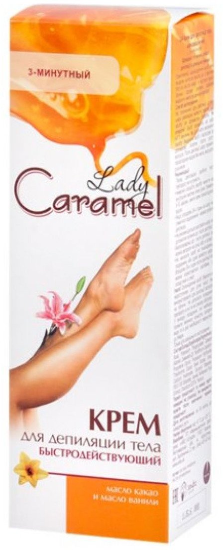 Lady Caramel Szybko działający krem do depilacji 100ml
