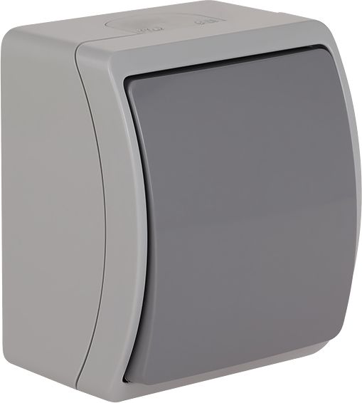 Elektro-Plast Koala Łącznikuniwersalny/schodowy IP44 popiel/grafit VW 157-08 (61.365)