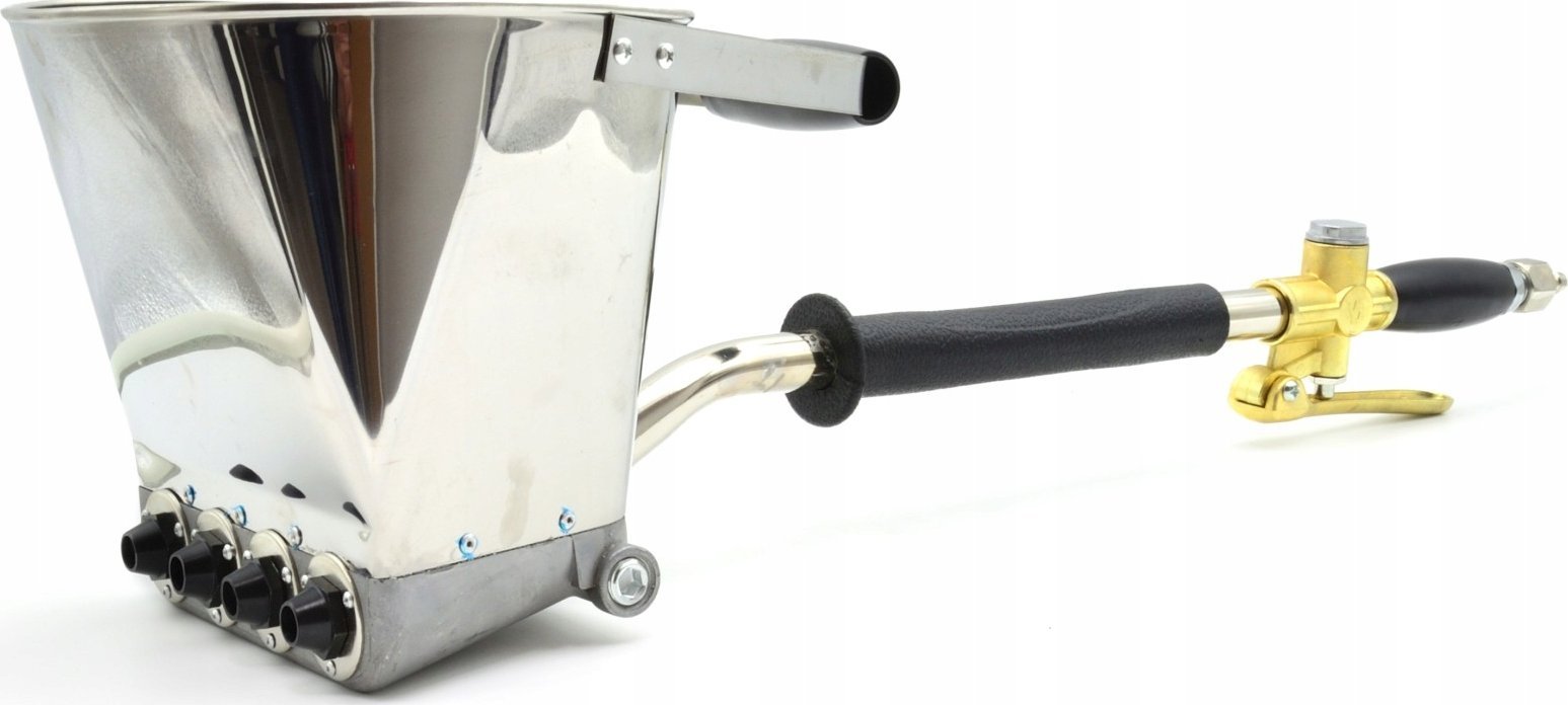 Geko Tynkownica pneumatyczna do zapraw cementowych do ścian + 4 dysze (2/4/6)