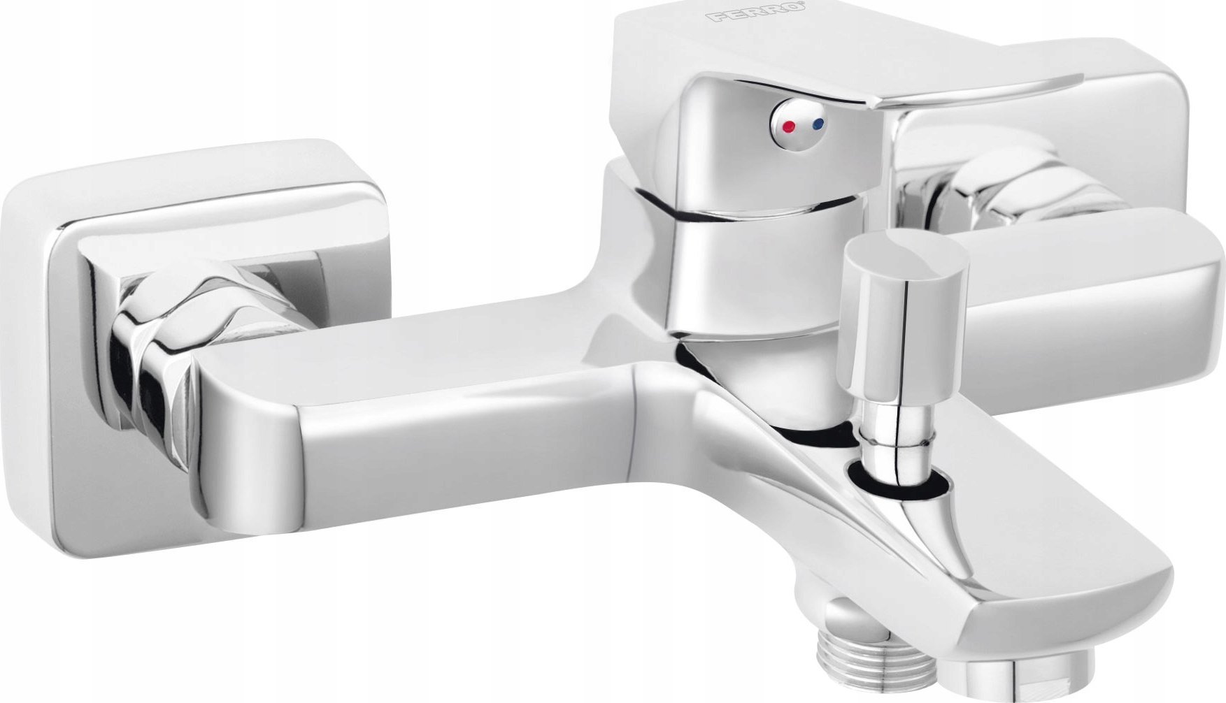 Bateria wannowa Ferro VITTO VerdeLine bateria wannowa ścienna, chrom